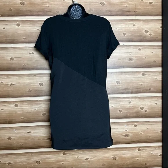 8/$25 Tahari‎ women short sleeve black tunic blouse size M - Picture 5 of 10